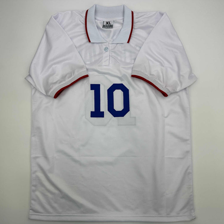 Facsimile Autographed Landon Donovan United States USA White World Cup Reprint Laser Auto Soccer Jersey Size Men's XL