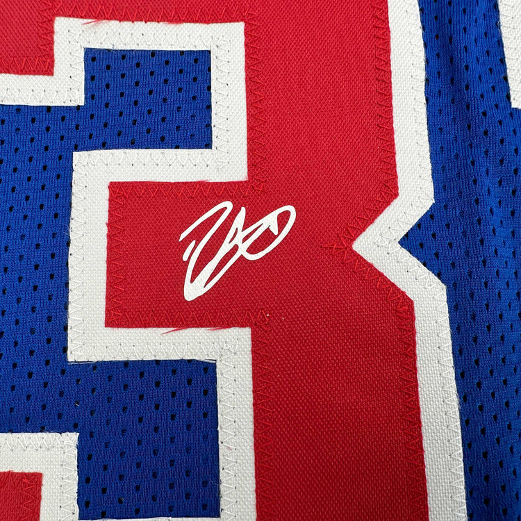 Facsimile Autographed Blake Griffin Los Angeles LA Blue Reprint Laser Auto Basketball Jersey Size Men's XL