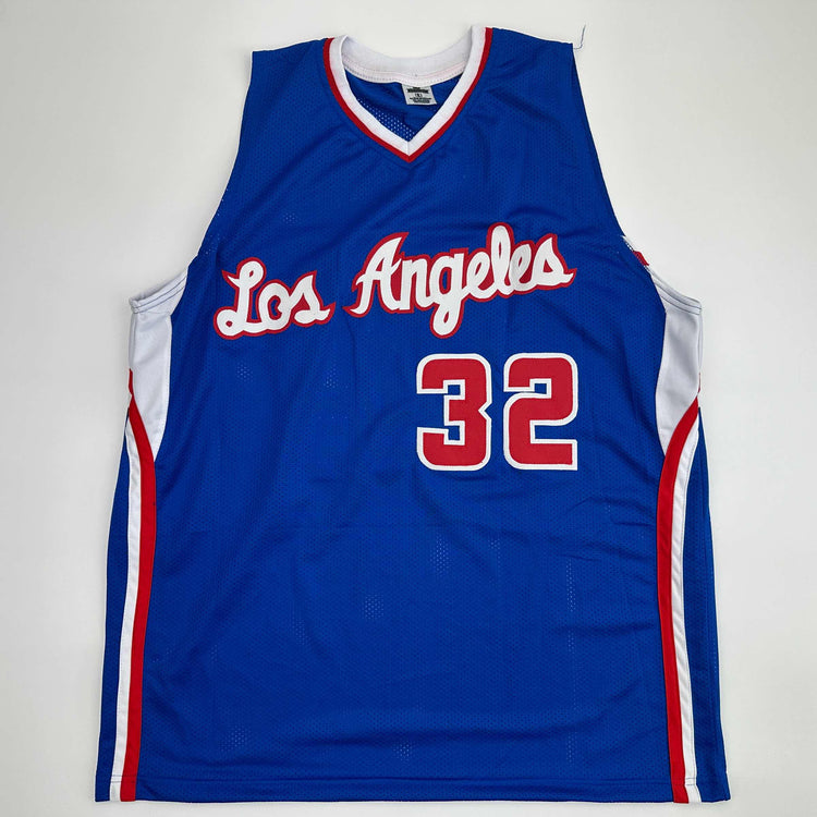 Facsimile Autographed Blake Griffin Los Angeles LA Blue Reprint Laser Auto Basketball Jersey Size Men's XL