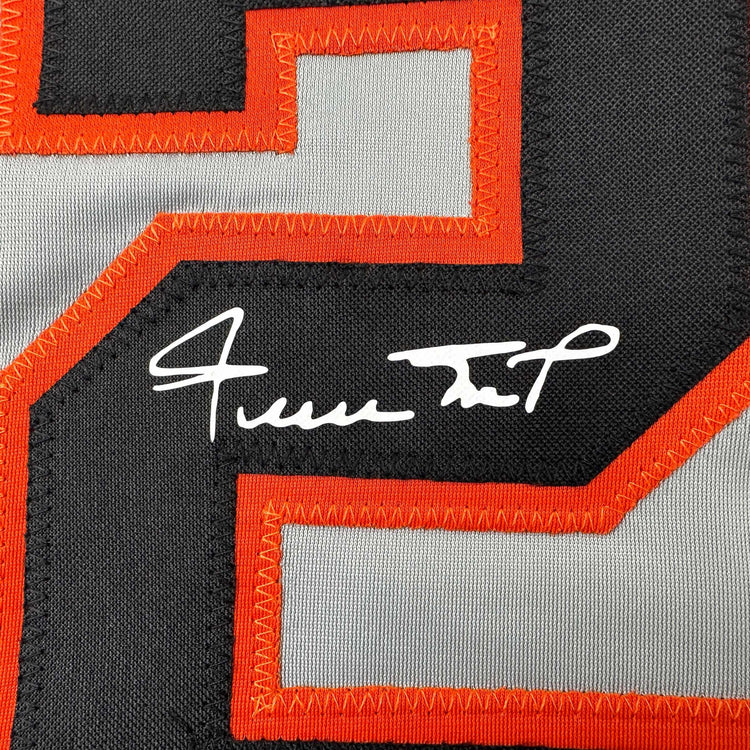 Facsimile Autographed Willie Mays San Francisco Grey Reprint Laser Auto Baseball Jersey Size Men's XL