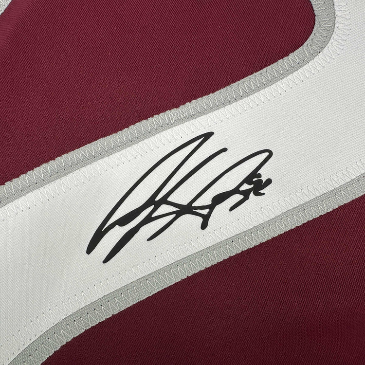 Facsimile Autographed Gabriel Landeskog Colorado Maroon Reprint Laser Auto Hockey Jersey Size Men's XL