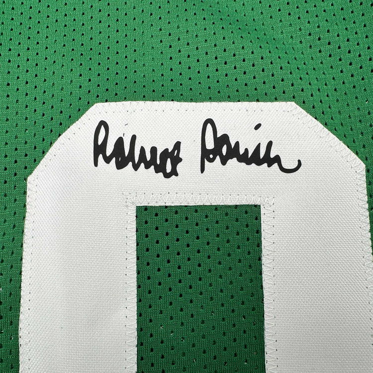 Facsimile Autographed Robert Parish Boston Green Reprint Laser Auto Basketball Jersey Size Men's XL