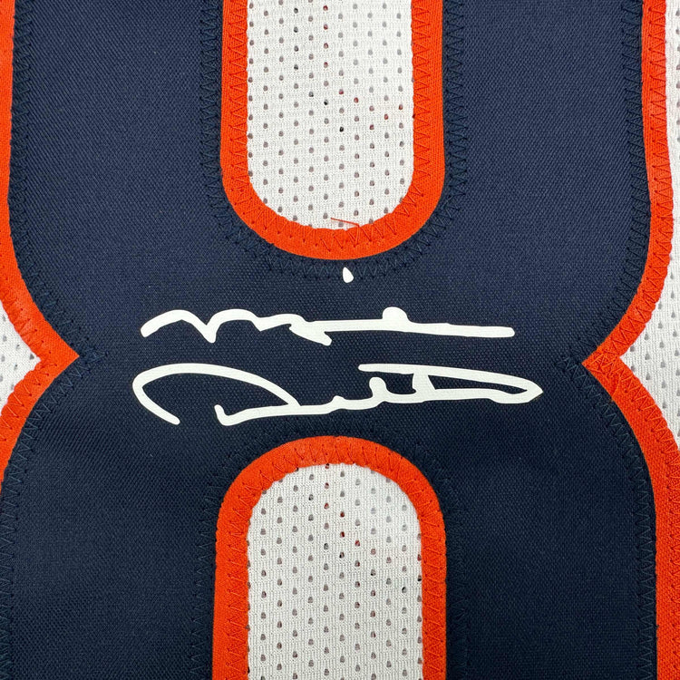 Facsimile Autographed Mike Ditka Chicago White Reprint Laser Auto Football Jersey Size Men's XL