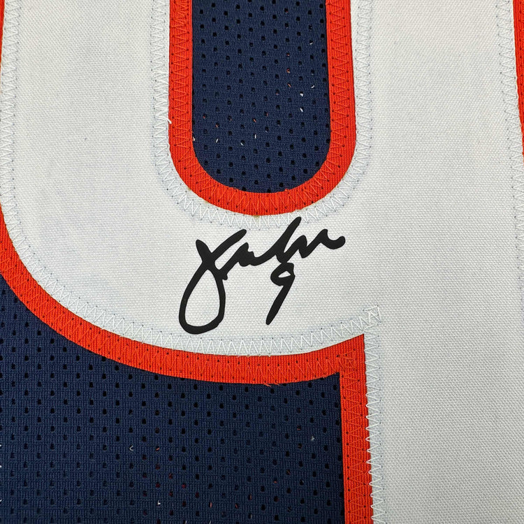 Facsimile Autographed Jim McMahon Chicago Blue Reprint Laser Auto Football Jersey Size Men's XL