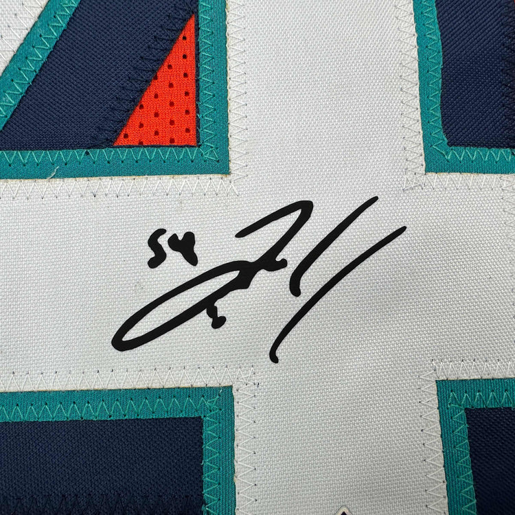 Facsimile Autographed Zach Thomas Miami Orange Reprint Laser Auto Football Jersey Size Men's XL