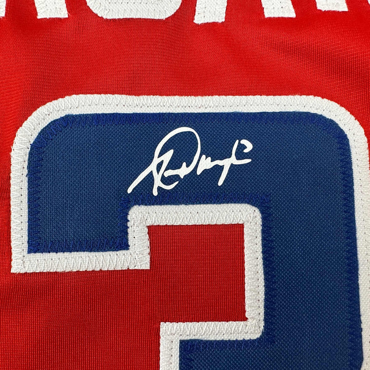 Facsimile Autographed Alex Morgan United States USA Red World Cup Reprint Laser Auto Soccer Jersey Size Men's XL