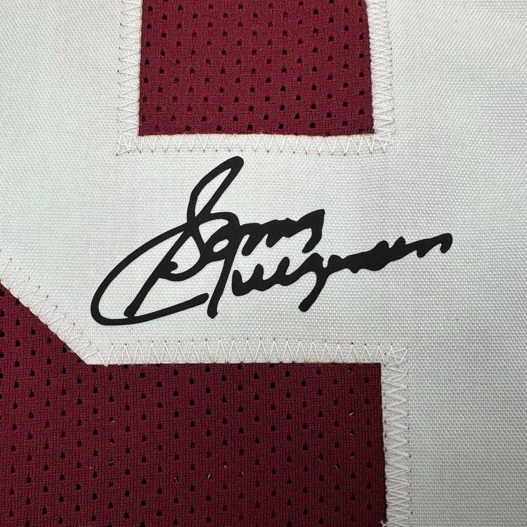 Facsimile Autographed Sonny Jurgensen Washington Red Reprint Laser Auto Football Jersey Size Men's XL