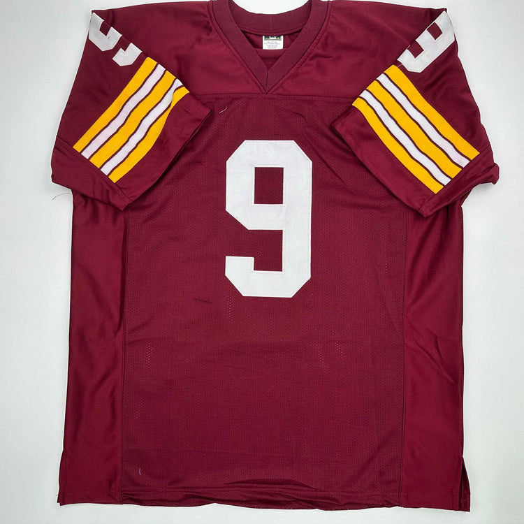 Facsimile Autographed Sonny Jurgensen Washington Red Reprint Laser Auto Football Jersey Size Men's XL