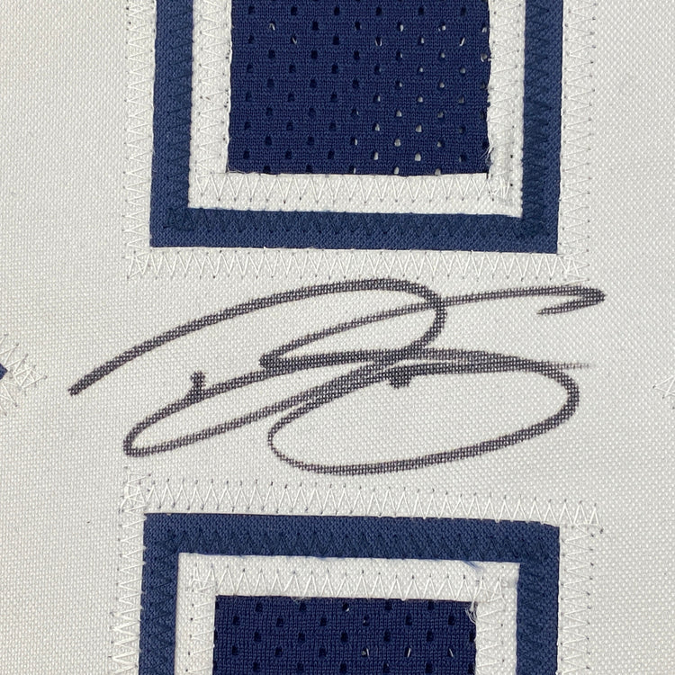 Autographed/Signed Dalton Schultz Dallas Dark Blue Football Jersey JSA COA