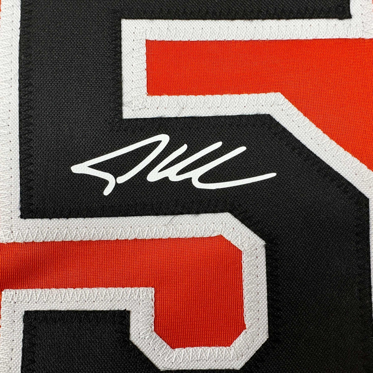 Facsimile Autographed Adley Rutschman Baltimore Orange Reprint Laser Auto Baseball Jersey Size Men's XL