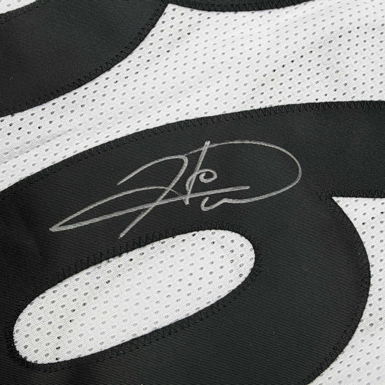 Autographed/Signed Hines Ward Pittsburgh White Football Jersey Beckett BAS COA