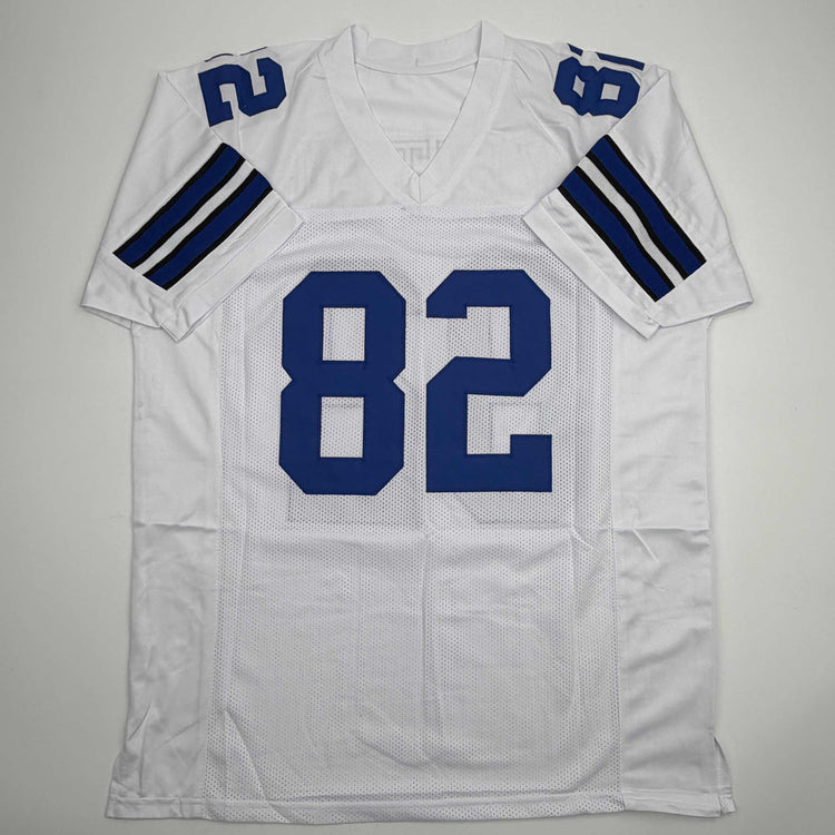 Autographed/Signed Jason Witten Dallas White Football Jersey Beckett BAS COA