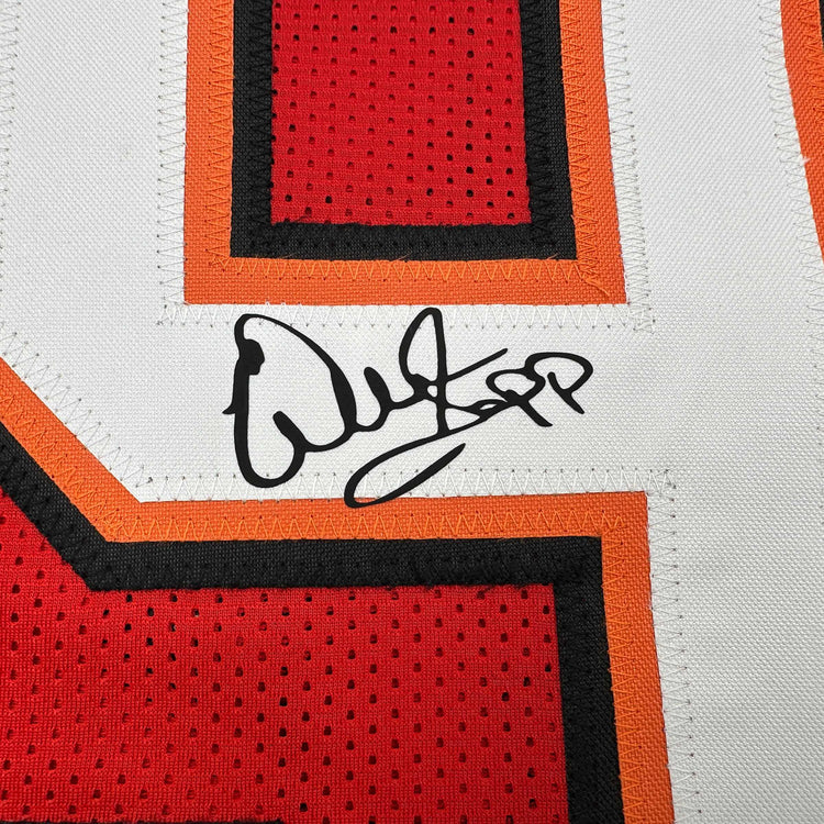 Facsimile Autographed Warren Sapp Tampa Bay Red Reprint Laser Auto Football Jersey Size Men's XL