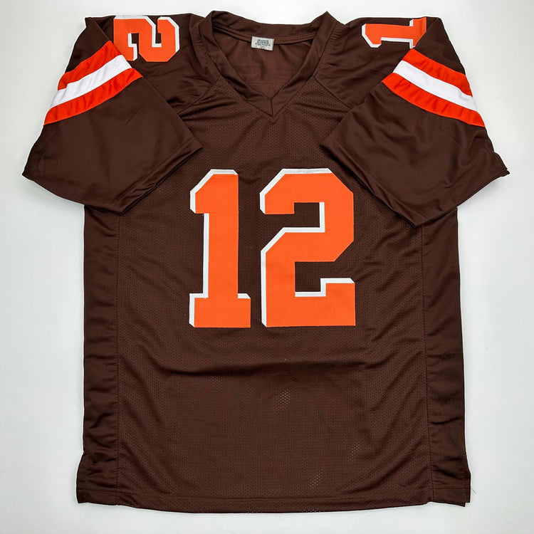 Facsimile Autographed Josh Gordon Cleveland Brown Reprint Laser Auto Football Jersey Size Men's XL