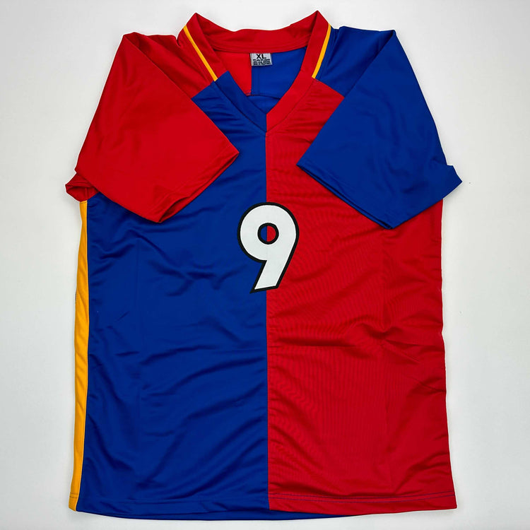 Facsimile Autographed Phil Dunster Jamie Tartt AFC Richmond Ted Lasso Blue Reprint Laser Auto Soccer Jersey Size Men's XL