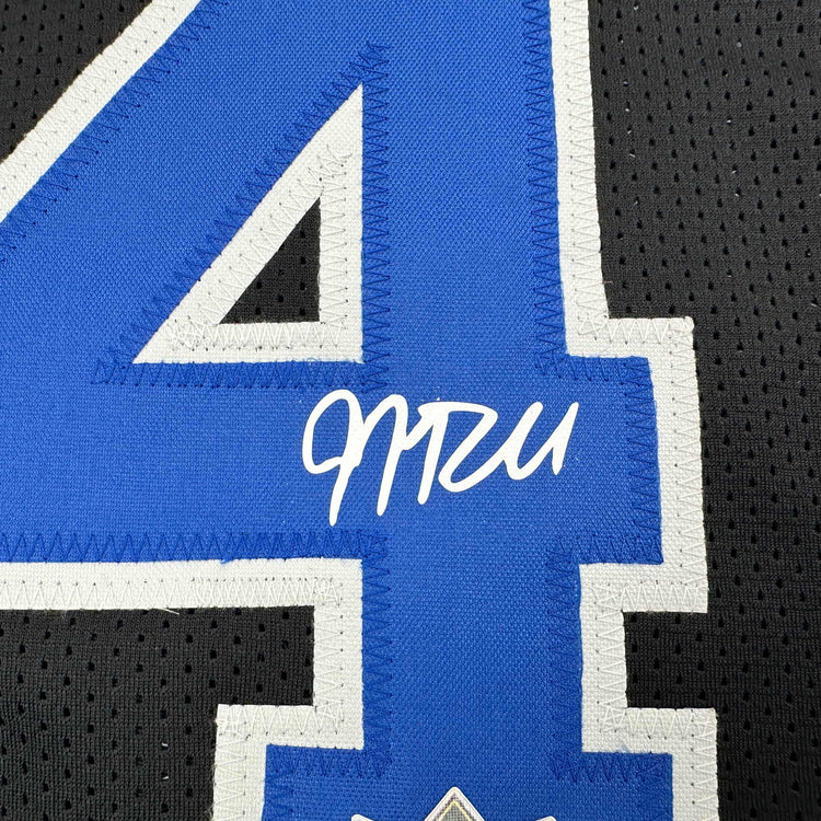 Framed Facsimile Autographed JJ J.J. Redick 35x39 Duke Black Reprint Laser Auto College Basketball Jersey