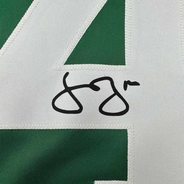 Facsimile Autographed Jamie Benn Dallas Green Reprint Laser Auto Hockey Jersey Size Men's XL