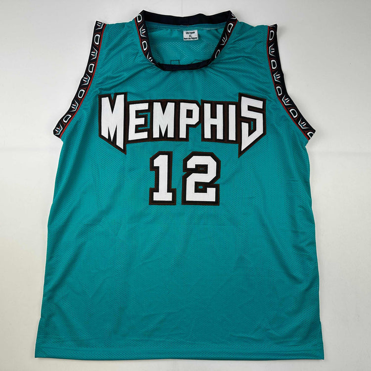 Autographed/Signed Ja Morant Memphis Teal Basketball Jersey JSA COA
