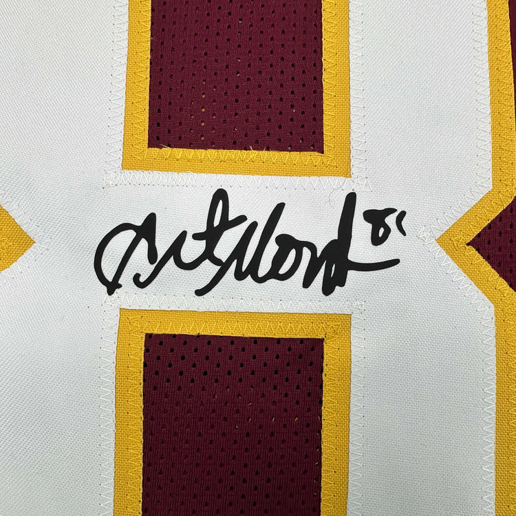 Facsimile Autographed Art Monk Washington Red Reprint Laser Auto Football Jersey Size Men's XL