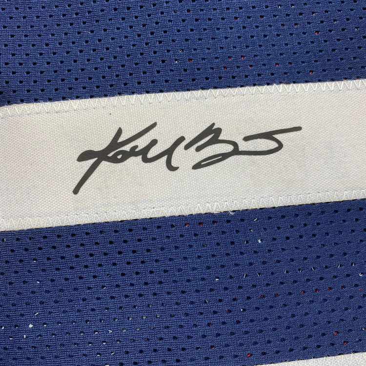 Facsimile Autographed Kobe Bryant United States Team USA Olympics Blue Reprint Laser Auto Basketball Jersey Size Men's XL