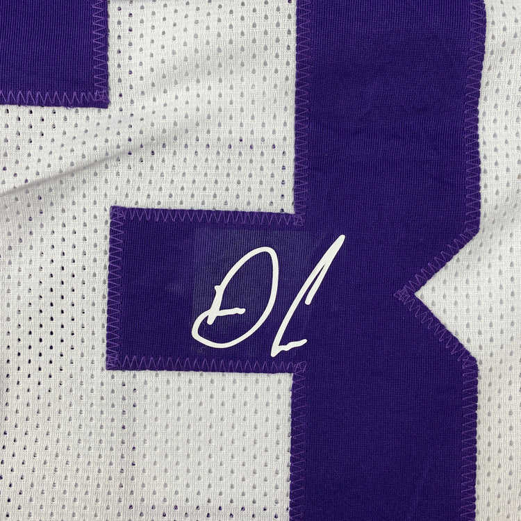 Facsimile Autographed Dalvin Cook Minnesota White Reprint Laser Auto Football Jersey Size Men's XL
