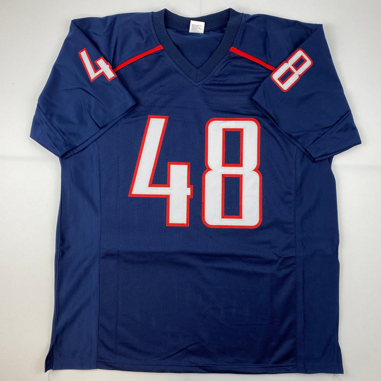 Facsimile Autographed Rob Gronk Gronkowski Arizona Blue Reprint Laser Auto College Football Jersey Size Men's XL