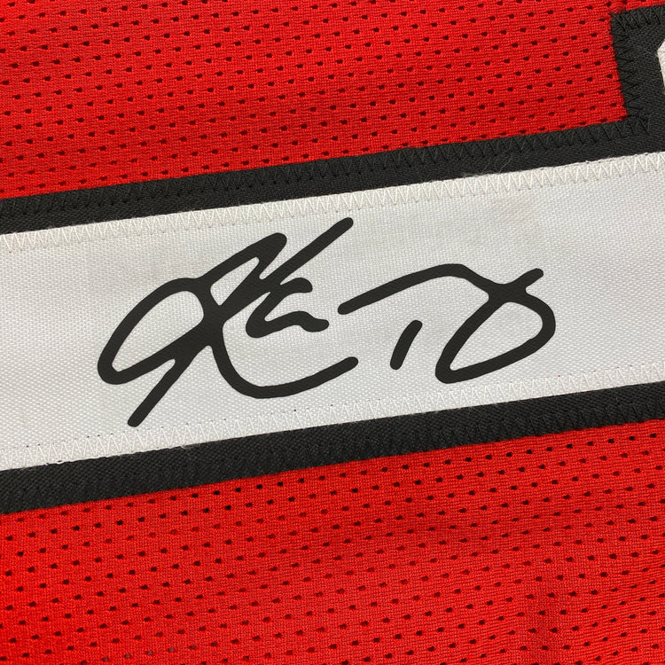 Facsimile Autographed Kyler Murray Arizona Red Reprint Laser Auto Football Jersey Size Men's XL