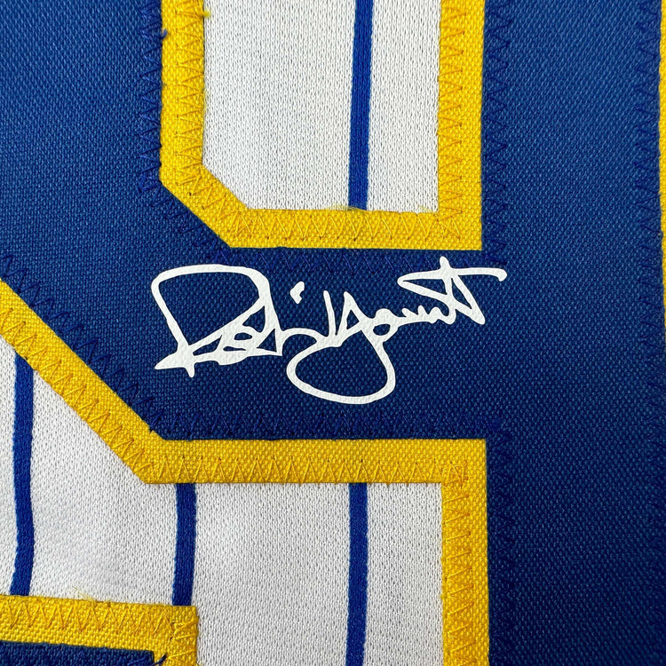 Facsimile Autographed Robin Yount Milwaukee Pinstripe Reprint Laser Auto Baseball Jersey Size Men's XL