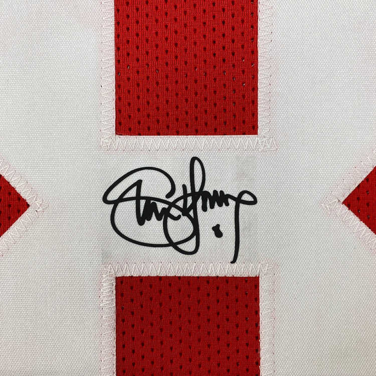 Facsimile Autographed Steve Young San Francisco Red Reprint Laser Auto Football Jersey Size Men's XL