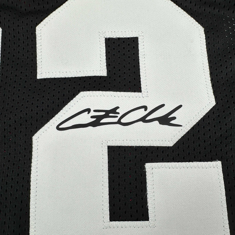 Facsimile Autographed Caitlin Clark 2024 1st All-Star Game Black Reprint Laser Auto Basketball Jersey Size Men's XL