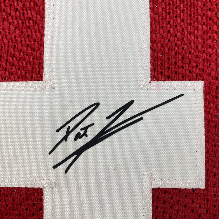 Facsimile Autographed Pat Tillman Arizona Red Reprint Laser Auto Football Jersey Size Men's XL