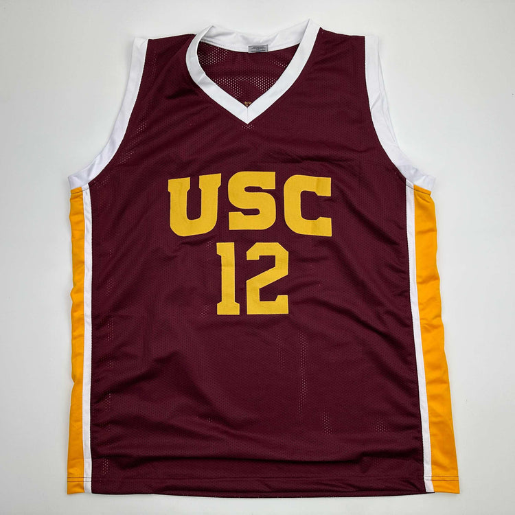 Facsimile Autographed Juju Watkins USC Maroon Reprint Laser Auto College Basketball Jersey Size Men's XL