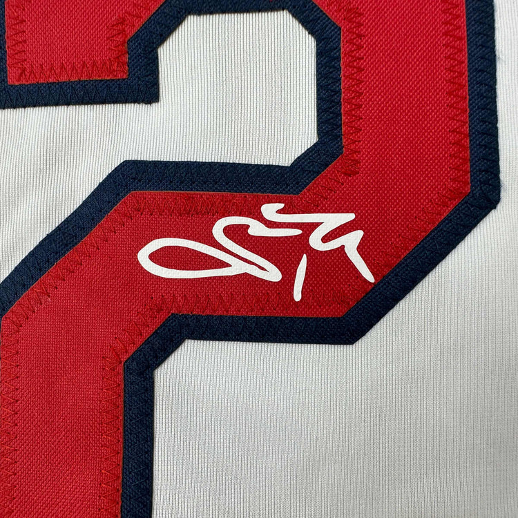 Facsimile Autographed Scott Rolen St. Louis White Reprint Laser Auto Baseball Jersey Size Men's XL