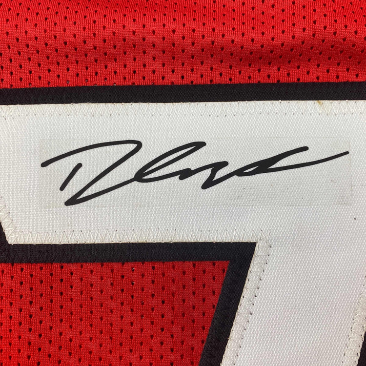 Facsimile Autographed D'Andre Swift Georgia Red Reprint Laser Auto College Football Jersey Size Men's XL