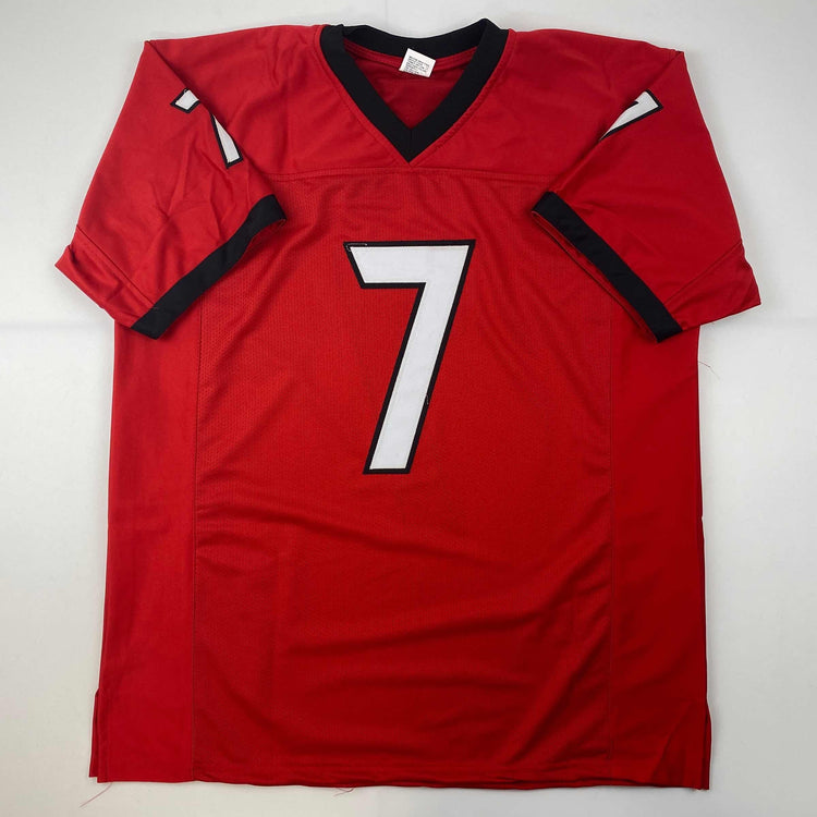 Facsimile Autographed D'Andre Swift Georgia Red Reprint Laser Auto College Football Jersey Size Men's XL