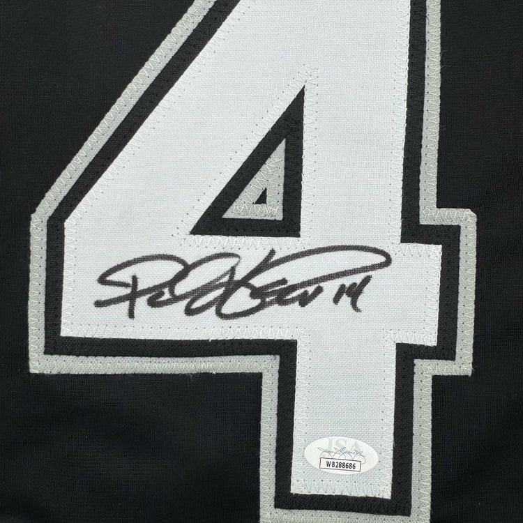 Autographed/Signed Paul Konerko Chicago Black Baseball Jersey JSA COA