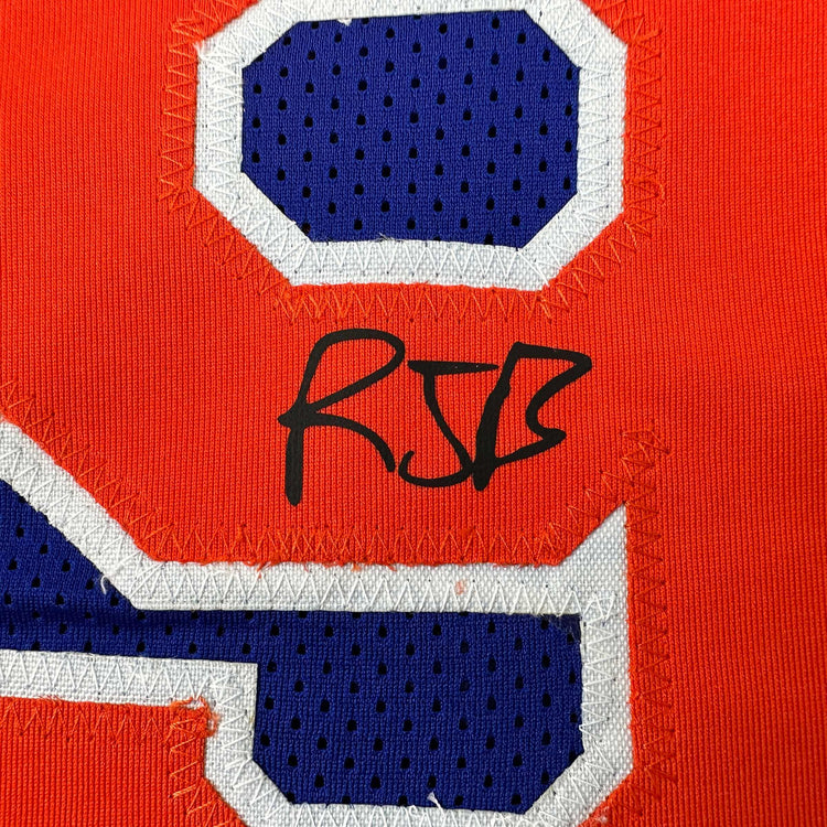 Facsimile Autographed RJ R.J. Barrett New York Blue Reprint Laser Auto Basketball Jersey Size Men's XL
