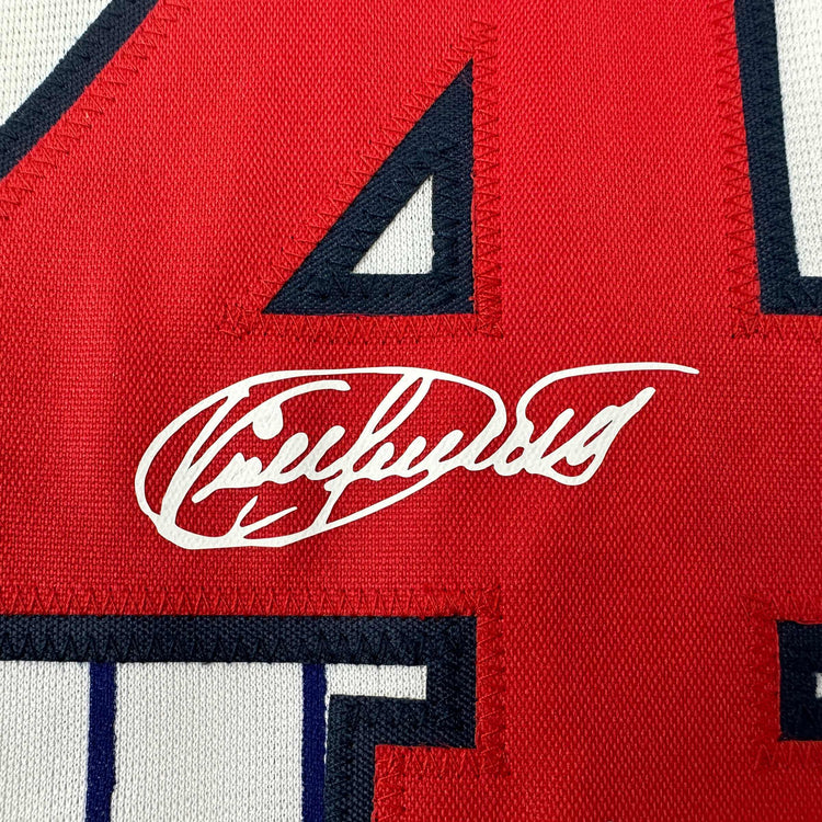 Facsimile Autographed Kirby Puckett Minnesota Pinstripe Reprint Laser Auto Baseball Jersey Size Men's XL