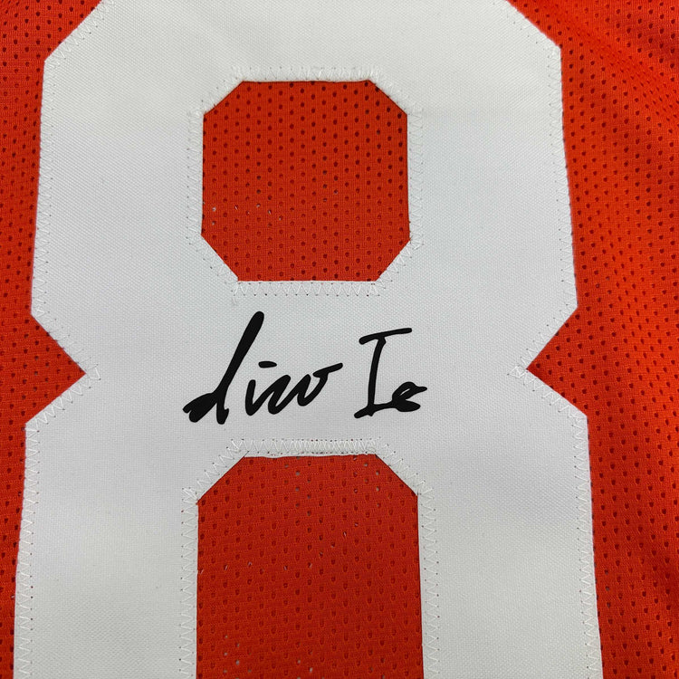 Facsimile Autographed Nico Iamaleava Tennessee Orange Reprint Laser Auto College Football Jersey Size Men's XL
