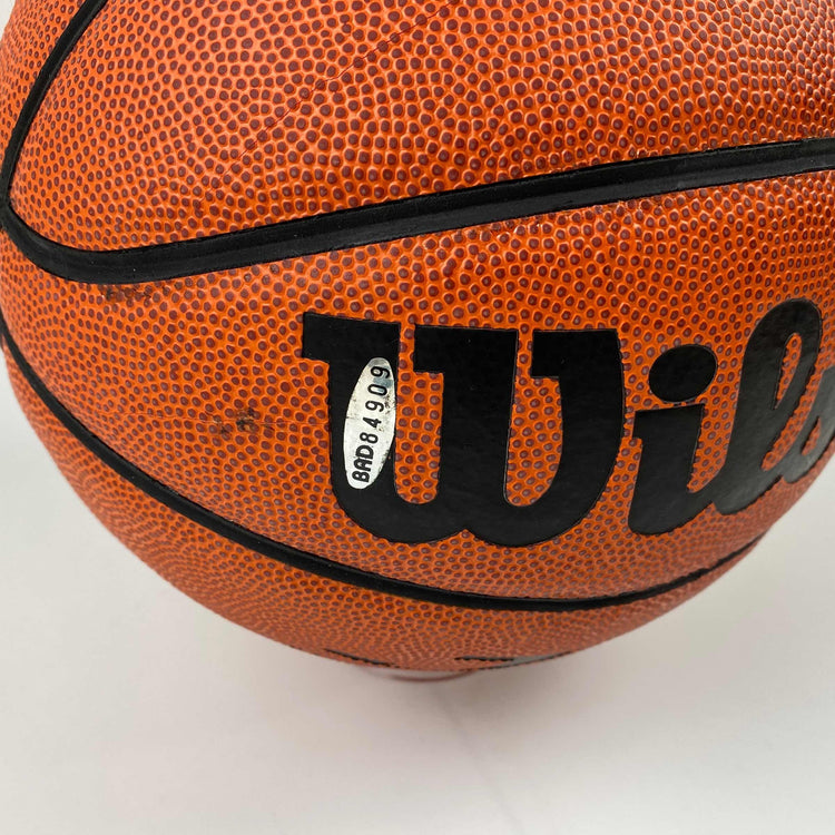 Autographed/Signed Anfernee Penny Hardaway Orlando Magic Full Size Wilson Basketball Upper Deck UDA COA