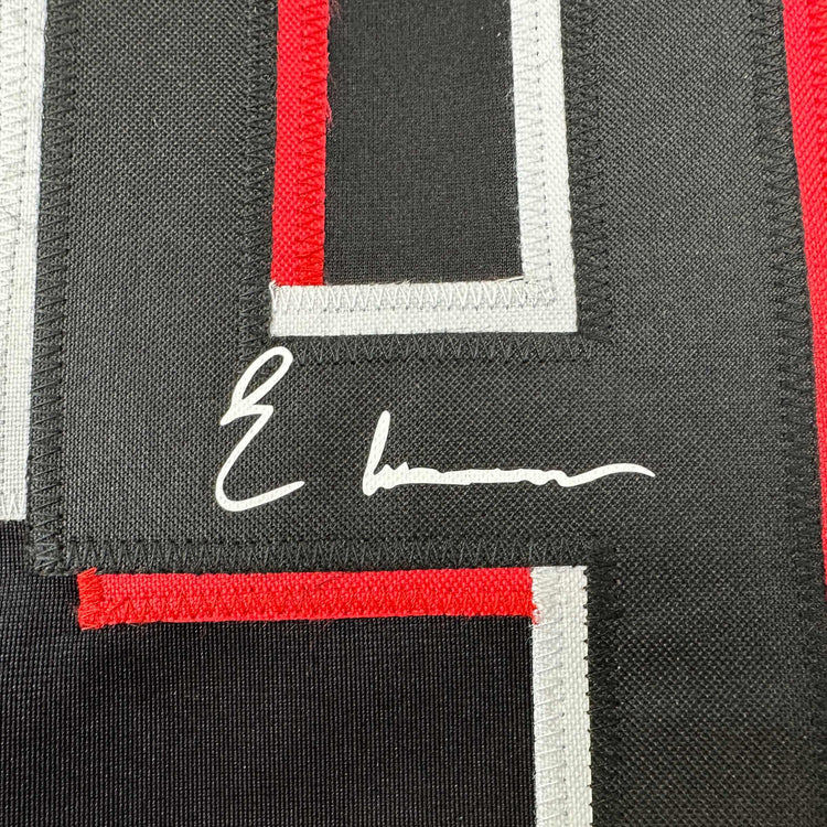 Facsimile Autographed Elly De La Cruz Cincinnati Black City Connect Reprint Laser Auto Baseball Jersey Size Men's XL