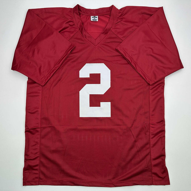 Facsimile Autographed Ryan Williams Alabama Red Reprint Laser Auto College Football Jersey Size Men's XL