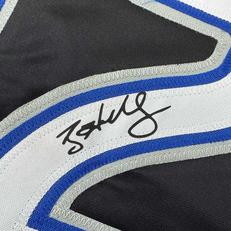 Facsimile Autographed Roy Halladay Toronto Black Reprint Laser Auto Baseball Jersey Size Men's XL