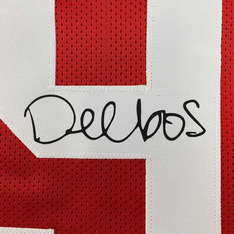 Facsimile Autographed Deebo Samuel San Francisco Red Reprint Laser Auto Football Jersey Size Men's XL