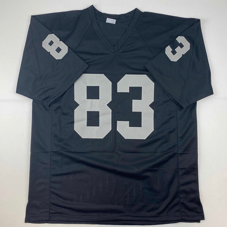 Facsimile Autographed Darren Waller Oakland Las Vegas Black Reprint Laser Auto Football Jersey Size Men's XL