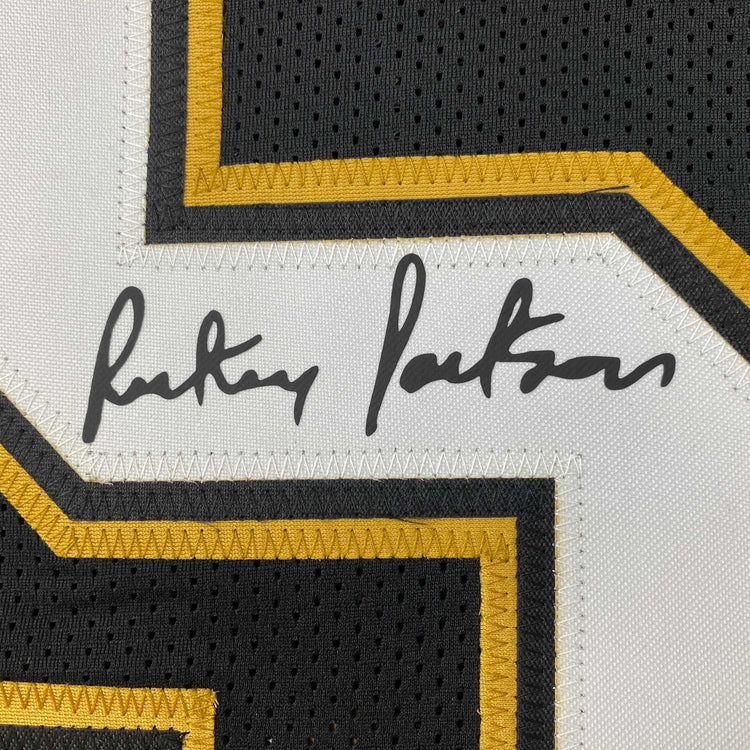 Facsimile Autographed Rickey Jackson New Orleans Black Reprint Laser Auto Football Jersey Size Men's XL