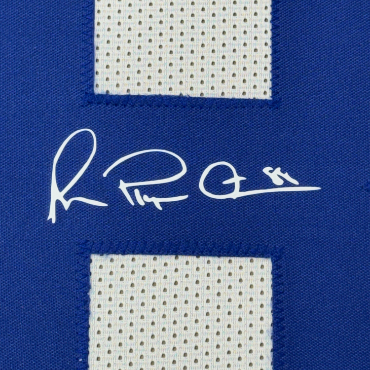 Framed Facsimile Autographed Michael Irvin 35x39 Dallas White Reprint Laser Auto Football Jersey