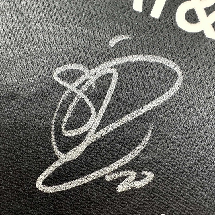 Framed Autographed/Signed Sabrina Ionescu 35x39 New York Liberty Black Swingman Basketball Jersey Fanatics COA
