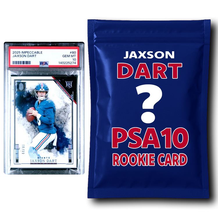 Jaxson Dart PSA 10 Graded Football Rookie Card Mystery Pack