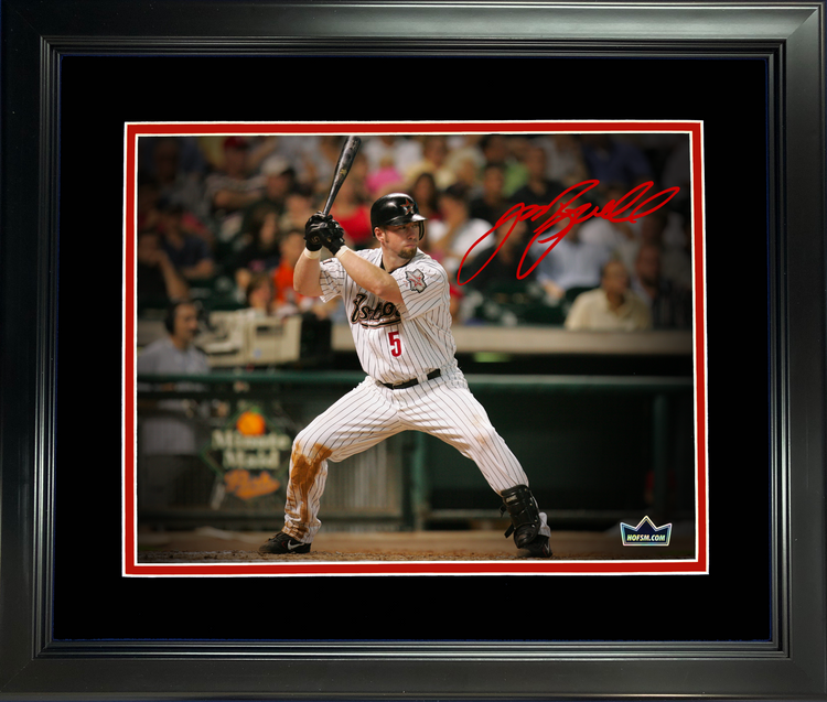 Framed Jeff Bagwell Houston Astros Facsimile Laser Engraved Signature Auto 11"x14" Baseball Photo HOFSM Holo